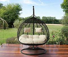 DOUBLE SWING EGG CHAIR / DELIVERY 
