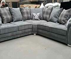 Brand new high quality designer corner sofa free next day delivery available