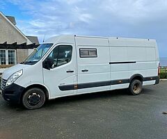 Renault Master campervan on book