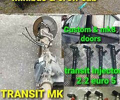 TRANSIT MK8 & CUSTOM PANELS
COMPLETE FRONTS 
ALL DOORS 
ALLOY WHEELS 
SIDE BARS ...