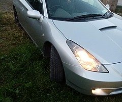 Japanese import Toyota Celica 1.8l petrol.