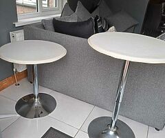 2 bar tables