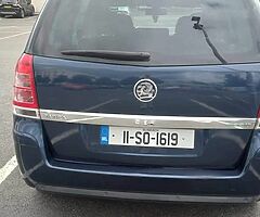Vauxhall zafira 1.7 CDTI 7 seater