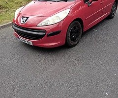 2010 Peugeot 207 1.4 diesel taxed 10/22