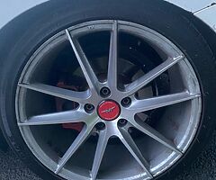 2011 b7 passat coilovers+wheels for sale - Image 3/5