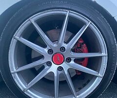 2011 b7 passat coilovers+wheels for sale - Image 4/5