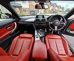 BMW 420D M-SPORT AUTOMATIC RED LEATHER MAY P/X!!