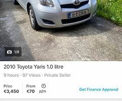 2010 Yaris good condition quick sale
