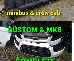 TRANSIT MK8 & CUSTOM PANELS
COMPLETE FRONTS 
ALL DOORS 
ALLOY WHEELS 
SIDE BARS ...