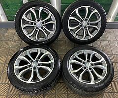 Mercedes Alloys 17inch Diamond Cut + Tyres