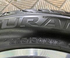 Mercedes Alloys 17inch Diamond Cut + Tyres - Image 3/4