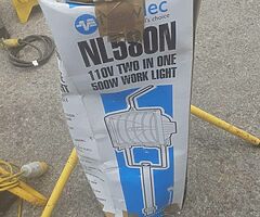 110v halagen work lights