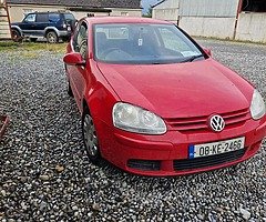 Red 1.9 TDI golf van