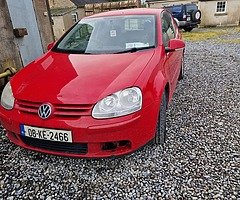Red 1.9 TDI golf van
