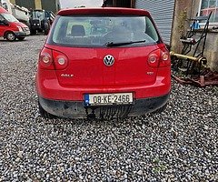 Red 1.9 TDI golf van - Image 5/5
