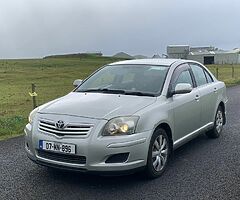 07 Toyota avensis 1.6 petrol Nct’d ✅