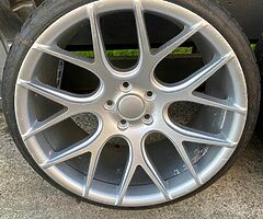 19 inch Ava Boston 5x112 j9.5 all around