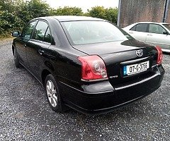 For parts Toyota avensis 1.6 petrol 2007