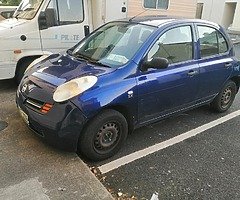 Nisan Micra 05 for sale tax and NCT