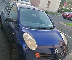 Nisan Micra 05 for sale tax and NCT