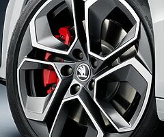 Skoda RS new style alloy wheels 18'' / 19'' 5x112