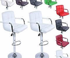 HIGH BAR STOOLS - Adjustable Gas Height - DELIVERY 