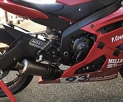 Yamaha R6 13S race bike breaking