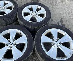 Skoda superb 2017 17 inch alloys
