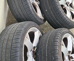 Audi wheels Alloys a3 a4 a5 a6 a7 5x112 19" inch tyres