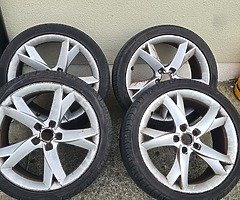 Audi wheels Alloys a3 a4 a5 a6 a7 5x112 19" inch tyres - Image 7/7