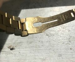 Genuine Rolex day just oyster perpetual 18k gold certs there - Image 4/10