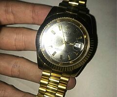 Genuine Rolex day just oyster perpetual 18k gold certs there - Image 9/10