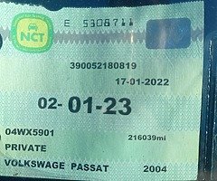 Vw passat 1.9 tdi   105 bhp