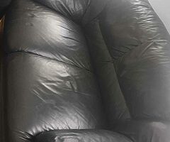 leather 2 seater sofa