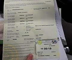 Passat 1.9 TDI 2006 Nct 16/09/2019