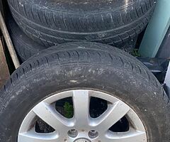195/65 15’s Golf Mk5 Alloys