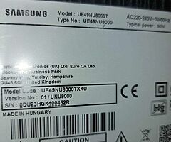 Samsung smart TV 
broke screen