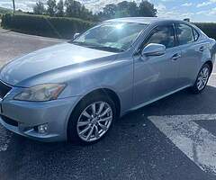 2009 Lexus is 220 d new NCT 09-23 low tax Is220 d low tax low km delivered Special edition