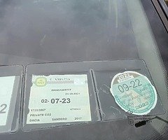 172 Dacia Sandero 1.0ltr With Tax and Nct - Image 5/10