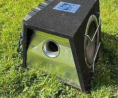 JBL subwoofer and amplifier