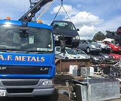 SCRAP CARS VANS JEEPS WANTED 
07788816399