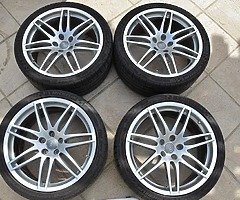 19inch rs4 alloys with all 4 good tires SWAPS