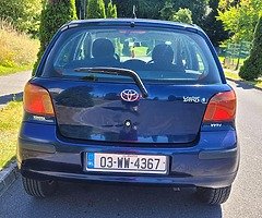 03 Toyota Yaris 1.0 Petrol ( Tax and Tested ) Lady Owner - Image 3/10