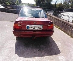 For escort 25 years classic 1.8 TD diesel with only 54 thousand miles genuine mileage 100% ￼