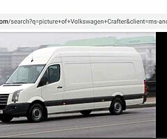 Vans available for deliveries and haulage