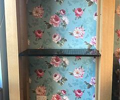 Tall Solid Wood Shelf Unit