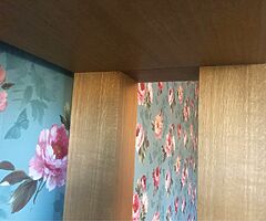 Tall Solid Wood Shelf Unit