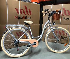 LADIES CITY BIKE + BASKET - 7 Shimmano Gears - DELIVERY 