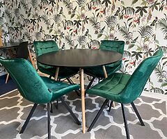NEW LOVELY VELVET DINING CHAIRS - DELIVERY  - Image 9/9