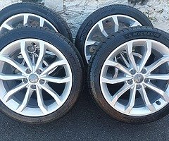 Audi alloys with very good tyres 245/40/18